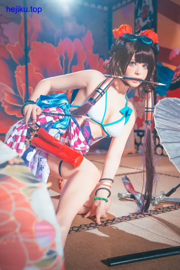 百合欧皇子与未婚妻在回廊石阶上侧身对视