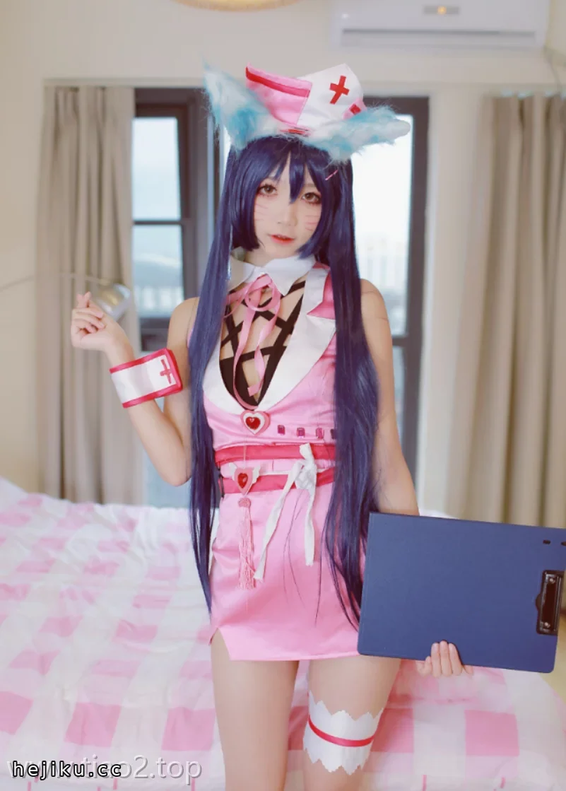 五更百鬼粉色阿狸服cosplay图集文章配图3