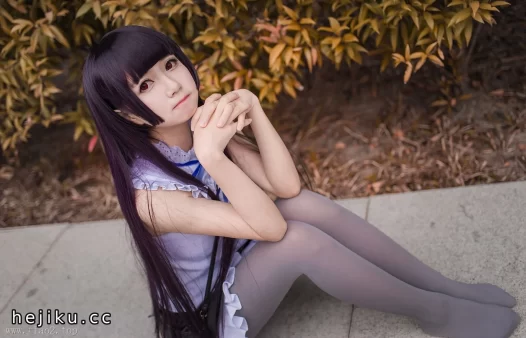 白金Saki的JK美丝校服系列图集，“清纯感”藏在哪些细节里？