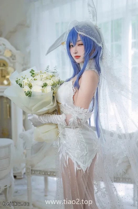 Coser宮本桜花园花嫁cosplay图包：27张大图307M，打光细节拉满