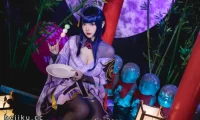 雪晴Astra雷电将军COS作品NO.042赏析：62P+1V，安静却有力量的视觉呈现