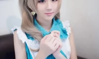 浅野菌子cos南小鸟19P套图赏，75MB原画级细节还原LoveLive经典角色
