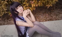 白金Saki的JK美丝校服系列图集，“清纯感”藏在哪些细节里？