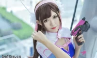 腐团儿cos守望先锋图片集赏析:从D.Va到黑百合,9张21MB大图一次看个够