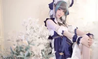 妖少you1柴郡cos图赏:猫系舰娘的“蹭”感怎么演出来的