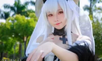 Coser_G44“98K婚纱 德皇”图集：带着枪的新娘，刚柔之间的反差美学