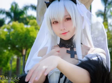 Coser_G44“98K婚纱 德皇”图集：带着枪的新娘，刚柔之间的反差美学